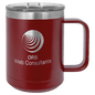 Maroon 15 oz. Polar Camel Coffee Mug with Slider Lid