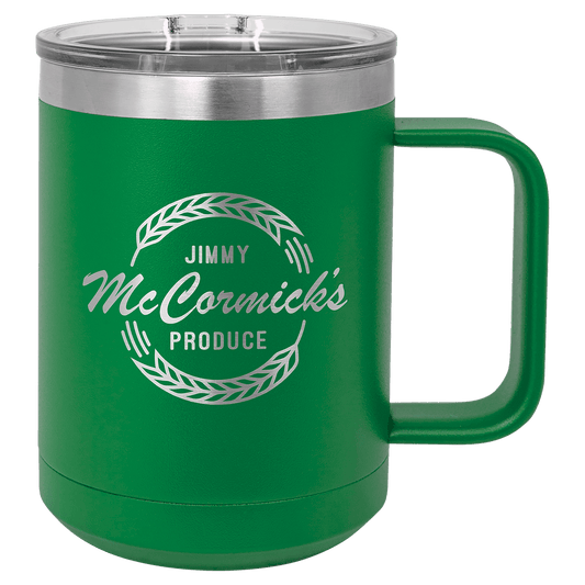 Green 15 oz. Polar Camel Coffee Mug with Slider Lid