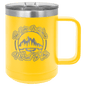 Yellow 15 oz. Polar Camel Coffee Mug with Slider Lid