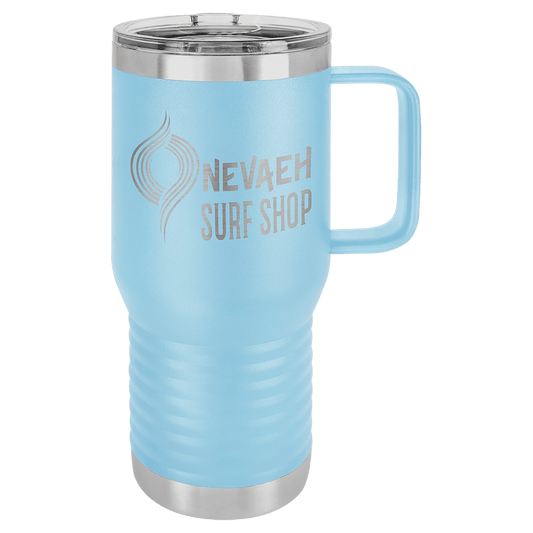 Light Blue Polar Camel 20 oz. Vacuum Insulated Travel Mug with Slider Lid