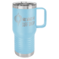 Light Blue Polar Camel 20 oz. Vacuum Insulated Travel Mug with Slider Lid