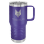 Purple Camel 20 oz. Vacuum Insulated Travel Mug with Slider Lid
