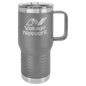 Dark Gray Polar Camel 20 oz. Vacuum Insulated Travel Mug with Slider Lid