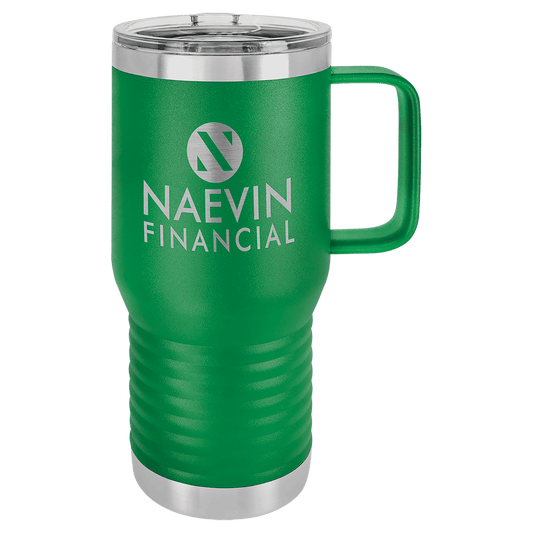 Green Polar Camel 20 oz. Vacuum Insulated Travel Mug with Slider Lid