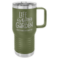 Olive Green 20 oz. Coffee Mug with Slider Lid