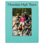 Teal 5" x 7" Leatherette Photo Frame