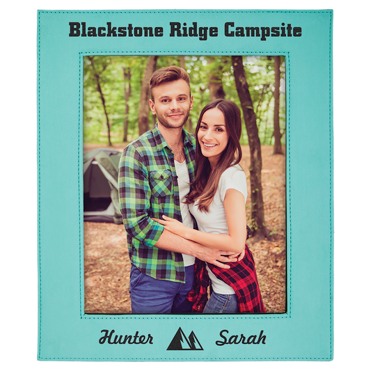Teal 8" x 10" Leatherette Photo Frame