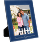 Blue/Silver 8" x 10" Leatherette Photo Frame
