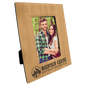 Bamboo 4" x 6" Leatherette Photo Frame