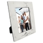 White Marble 5" x 7" Leatherette Photo Frame