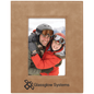 Light Brown 4" x 6" Leatherette Photo Frame