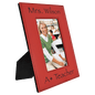 4" x 6" Red Laserable Leatherette Photo Frame
