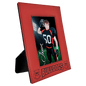 5" x 7" Red Laserable Leatherette Photo Frame