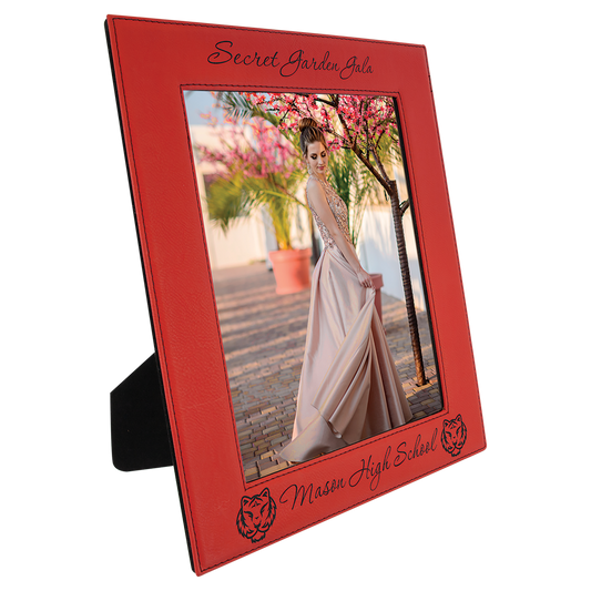 8" x 10" Red Leatherette Photo Frame