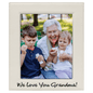 White Leatherette 8x10 Photo Frame