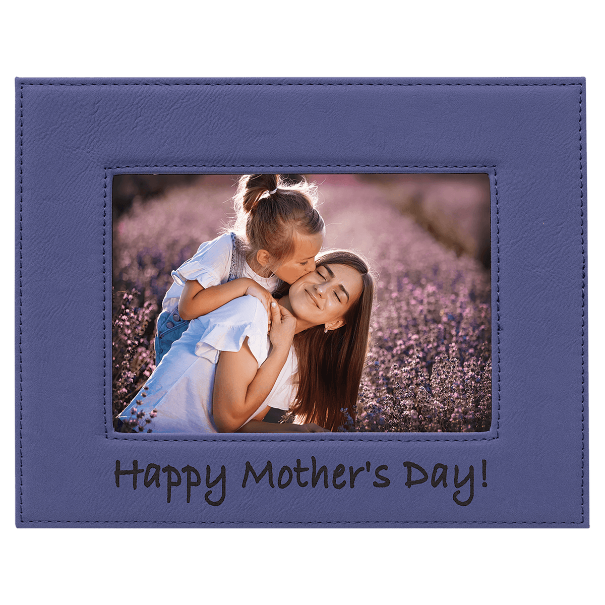 Purple Leatherette 5x7 Photo Frame