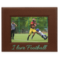 Football Leatherette 5x7 Photo Frame