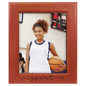 Basketball Leatherette 8x10 Photo Frame