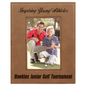 Dark Brown 4" x 6" Leatherette Photo Frame