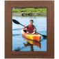 Dark Brown 8" x 10" Leatherette Photo Frame