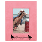 Pink 4" x 6" Leatherette Photo Frame