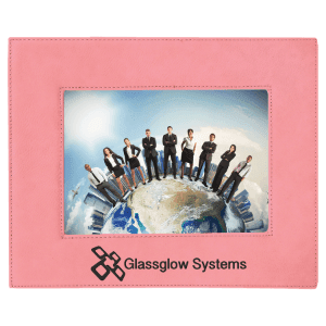 Pink 5" x 7" Leatherette Photo Frame