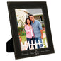 Black/Silver 8" x 10" Leatherette Photo Frame