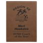 Dark Brown 9" x 12" Laserable Leatherette Plaque