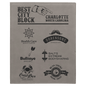 Gray 8" x 10" Laserable Leatherette Plaque