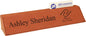 Rawhide 10 1/2" Leatherette Desk Wedge with Business Card Holder