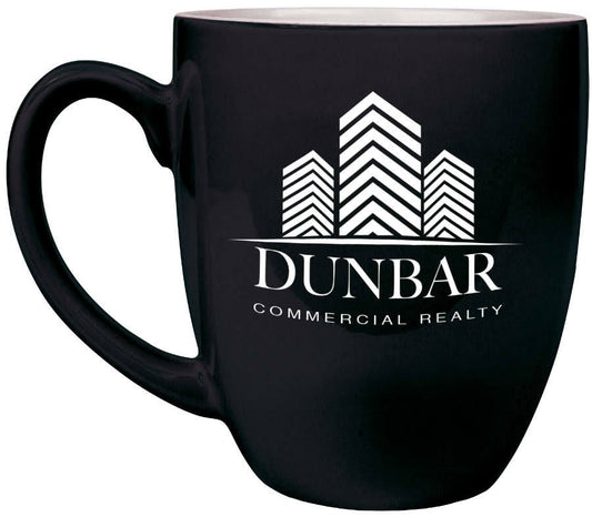 Black 16 oz. Ceramic Bistro Mug
