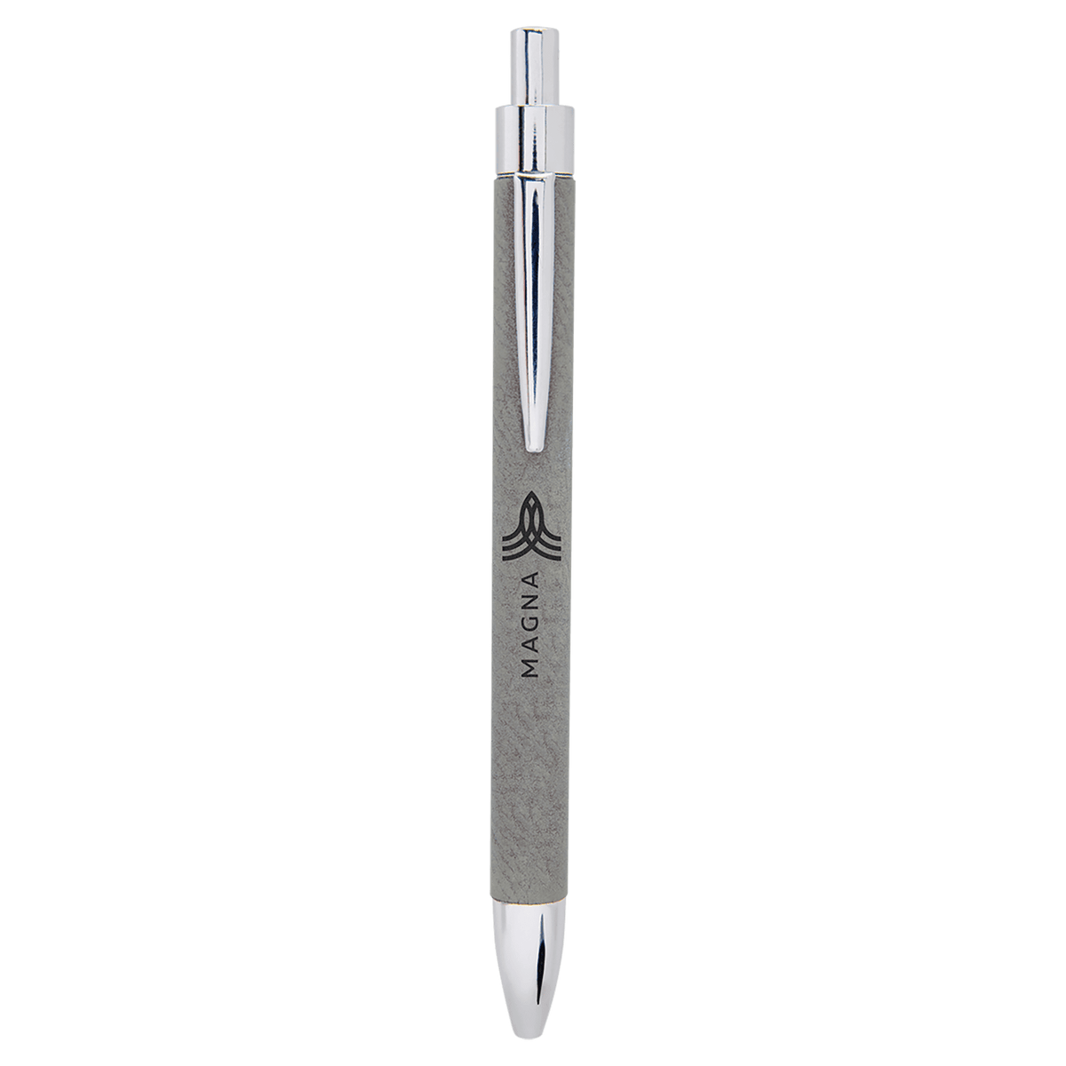 Gray Leatherette Pen