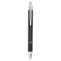 Black/Silver Leatherette Pen