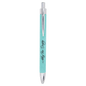 Teal Leatherette Pen