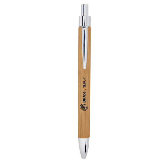 Bamboo Leatherette Pen