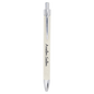 White Leatherette Pen