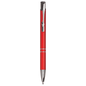 Gloss Red Ballpoint Pen with Silver Trim