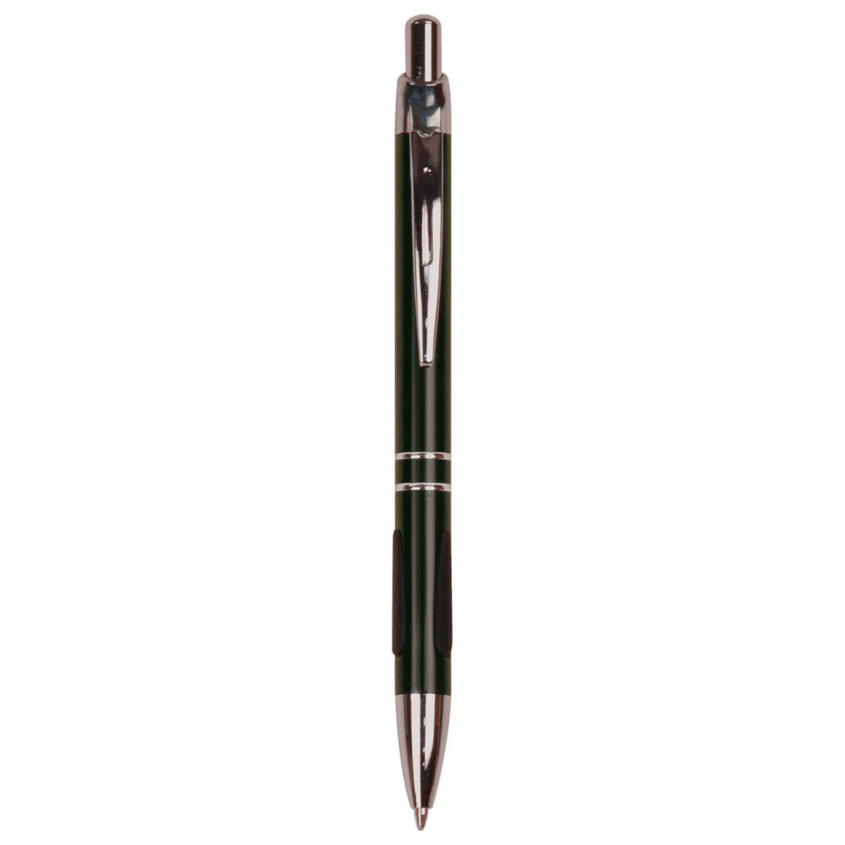Gloss Black Ballpoint Pen with Gripper