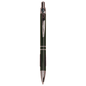 Gloss Black Ballpoint Pen with Gripper
