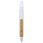 Recycled Paper Ballpoint Pen with White Plastic Trim
