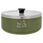 Olive Green Polar Camel 3 Quart Serving Bowl with Lid
