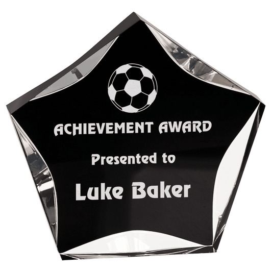 5" Black & Clear Luminary Premier Acrylic