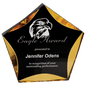 5" Black & Gold Luminary Premier Acrylic