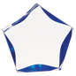 5" Clear & Blue Luminary Premier Acrylic