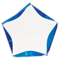 6" Clear & Blue Luminary Premier Acrylic