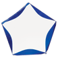 7" Clear & Blue Luminary Premier Acrylic