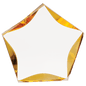 7" Clear & Gold Luminary Premier Acrylic