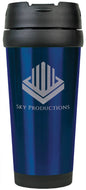 16 oz. Gloss Blue Travel Mug