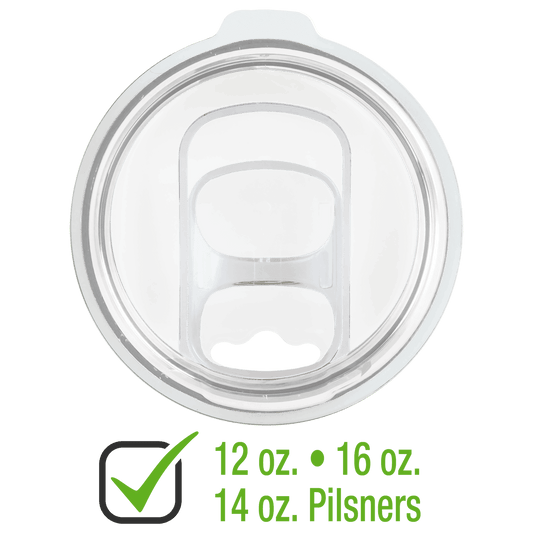 Optional Slider Lid for 12 and 16 oz. Polar Camel Stemless Tumblers