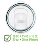 Slider Lid for 10 and 20 oz. Polar Camel Tumblers